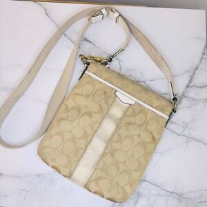 Coach‎ Beige Crossbody Bag